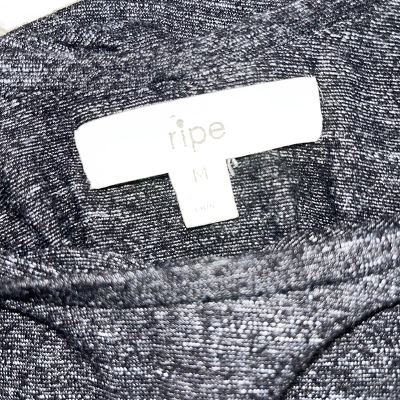 RIPE BRAND HEATHERED GRAY SOFT DRESS WOMENS M - Picture 2 of 2